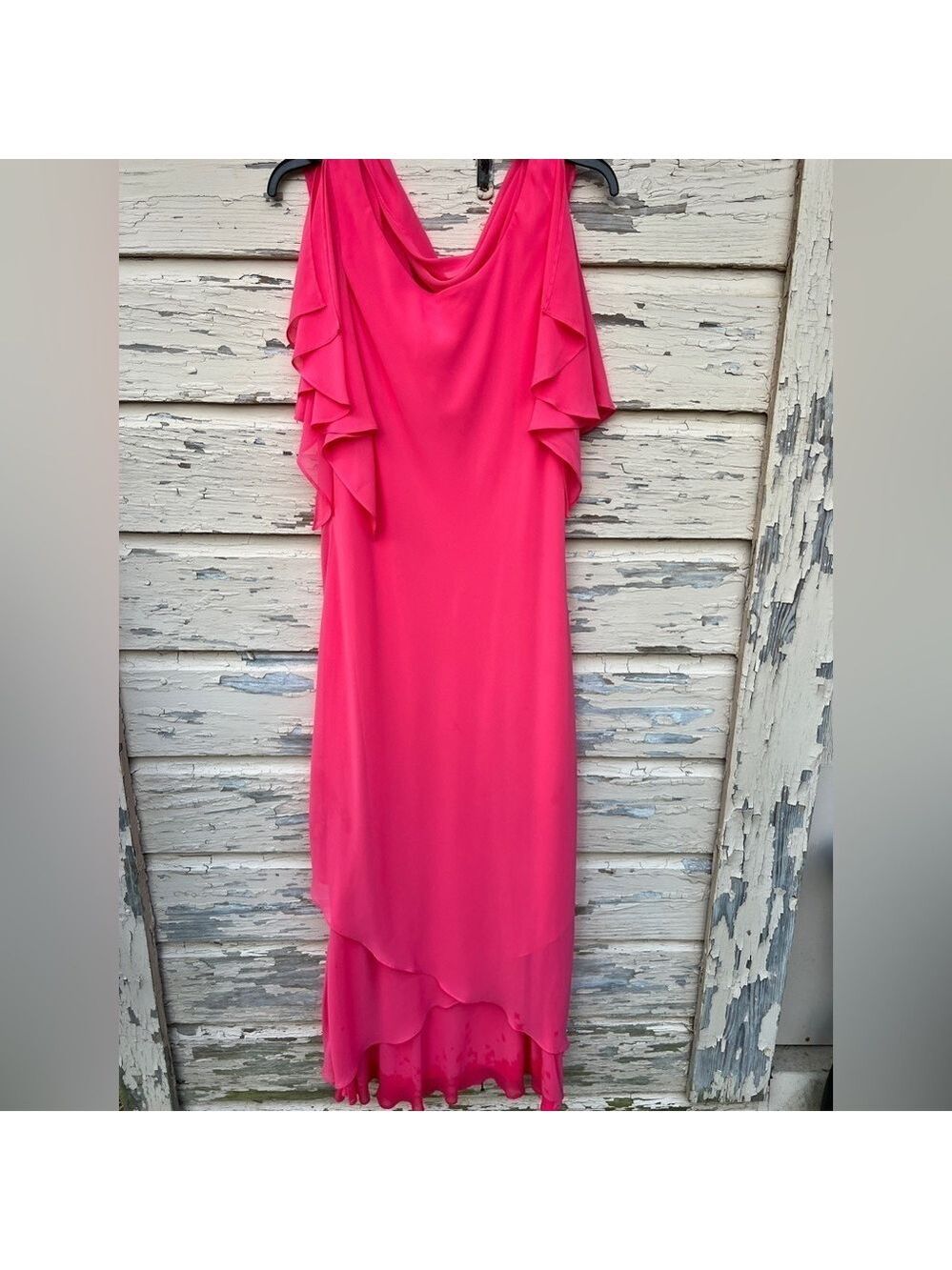 Vintage Joseph Ribkoff Chiffon Romantic Whimsical Fairy 90s Bridesmaid Dress 10